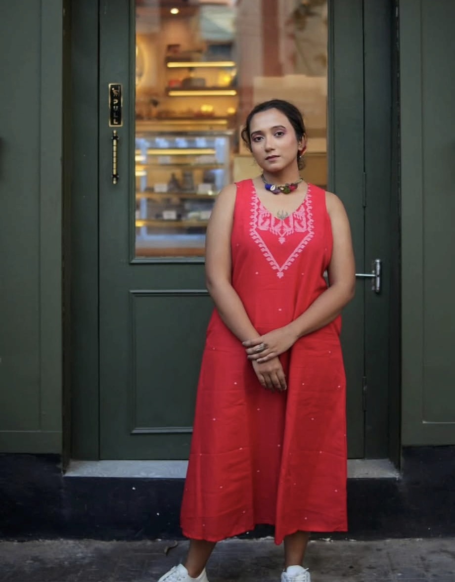 Handwoven Jamdani Dress